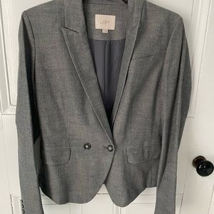 The Loft grey blazer, size 2